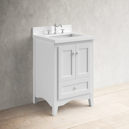 Birch Lane™ Fresno 24'' Single Bathroom Vanity with Top & Reviews Wayfair